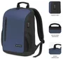 Subblim Mochila SUBBP-5NXAP02 Xpand Air Padding para Portátil 15.6", Protección 360°, 21L Expandible, USB-C, Azul, Unisex